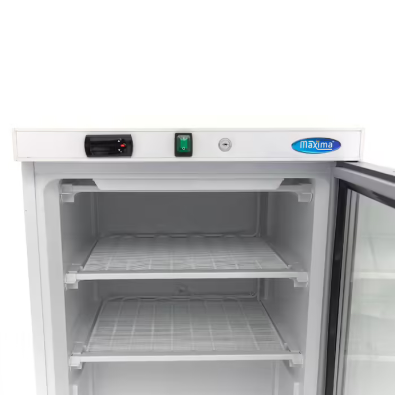 Freezer - 200L - White - with Glass Door All Stop Trading