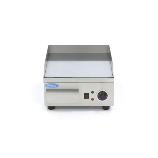 Griddle - Smooth Chrome - 36cm - incl Drip Tray All Stop Trading