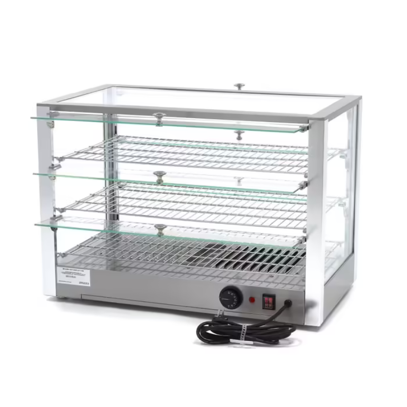 Heated Food Display - 115L - 70cm - 3 Shelves