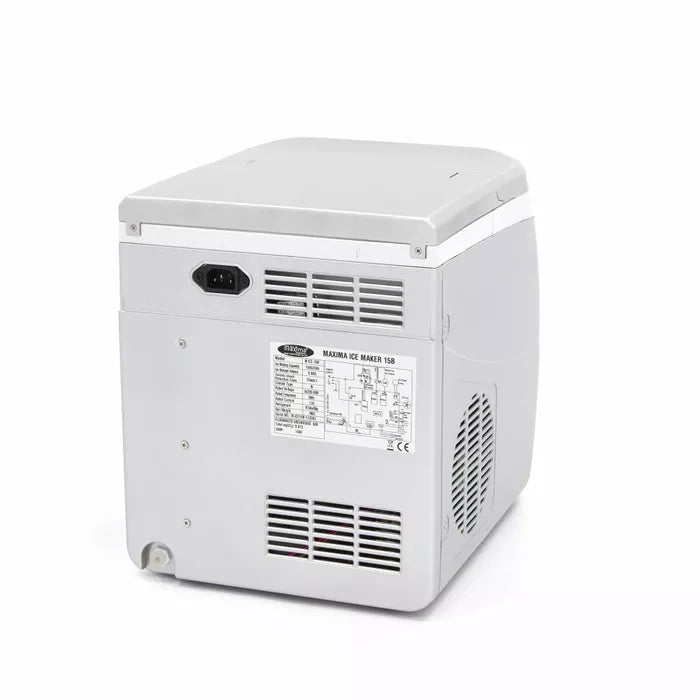 MAXIMA - Ice Machine - 15kgday - Bullet Cubes - Air Cooled - 9300121  All Stop Trading