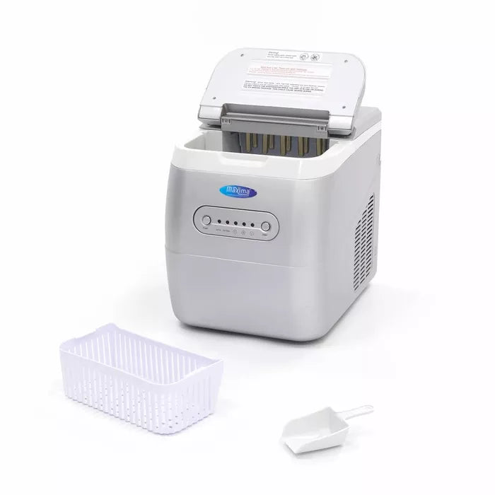 MAXIMA - Ice Machine - 15kgday - Bullet Cubes - Air Cooled - 9300121  All Stop Trading