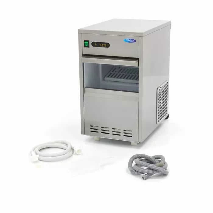 MAXIMA - Ice Machine - 24kgday - Bullet Cubes - Air Cooled - 9300122 All Stop Trading
