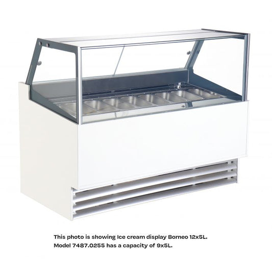 Combisteel Ice Cream Display Phuket 9x5L - SKU 7487.0255  All Stop Trading