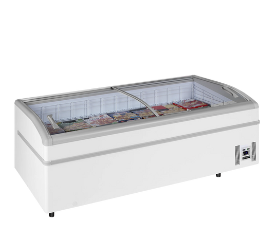 High Vision Supermarket Freezer Super 200De White