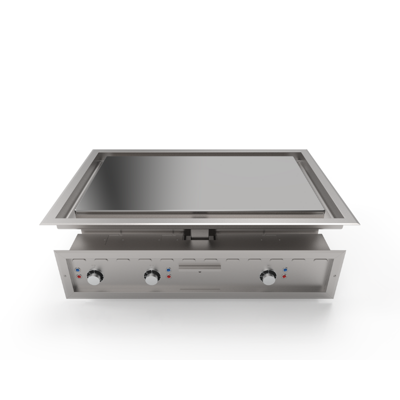 MIRROR - Drop-in Electric Hard Chromium Griddles - SKU M1000E DI All Stop Trading