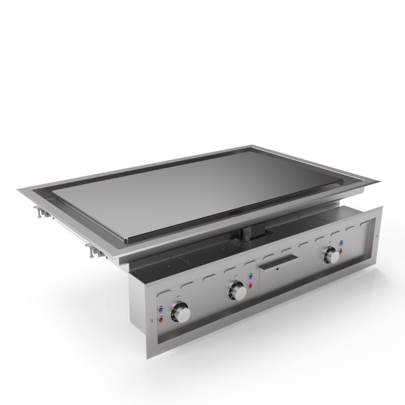 MIRROR - Drop-in Electric Hard Chromium Griddles - SKU M1000E DI All Stop Trading