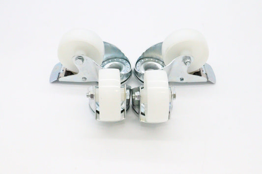 wheels-set-for-table-steamer---2-with-brackes---4.3-inch-/-11-cm