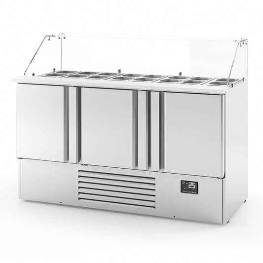compact-triple-door-refrigerated-counter-with-display