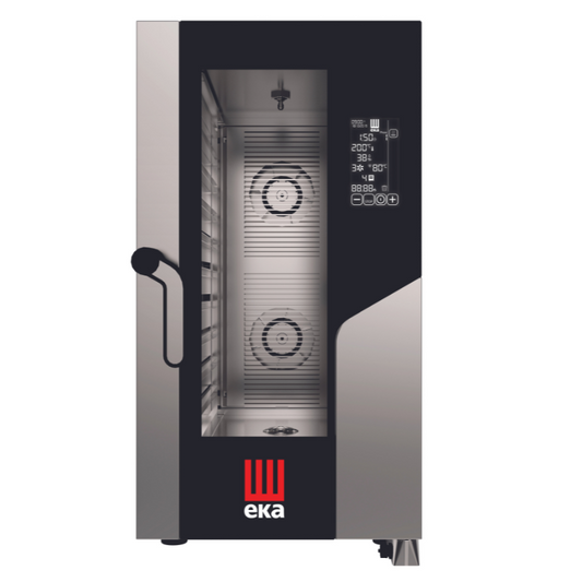 EKA - MKF 1011 C BM - Electric COMPACT combi oven 10 trays 1/1 GN with a digital touch panel with BLACK MASK technology All Stop Trading
