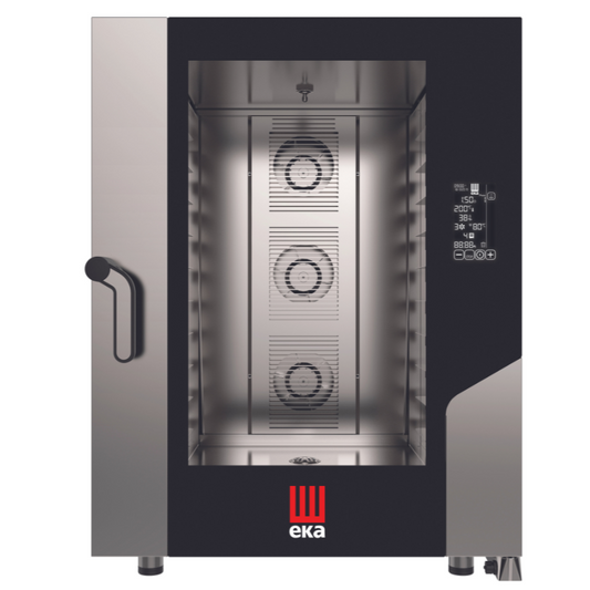 EKA - MKF 1064 BM - Electric combi oven 10 trays 600 x 400 mm with a digital touch panel with BLACK MASK technology