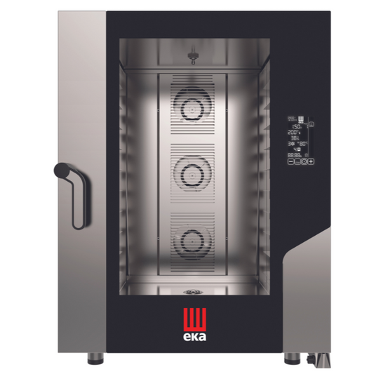 EKA - MKF 1064 BM - Electric combi oven 10 trays 600 x 400 mm with a digital touch panel with BLACK MASK technology All Stop Trading