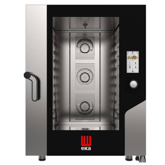 EKA - MKF 1064 TS - Electric combi oven 10 trays 600 x 400 mm with TOUCH SCREEN All Stop Trading