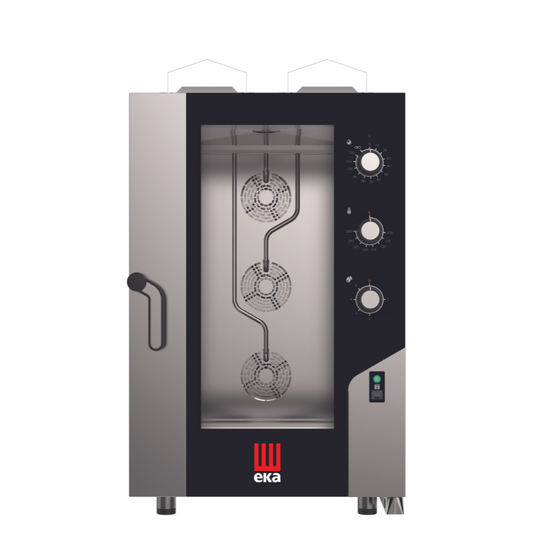 EKA - MKF 1111 G S - Gas combi oven 11 trays 1/1 GN with electromechanic panel All Stop Trading