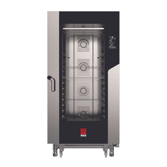EKA - MKF 1664 BM - Electric combi oven 16 trays 600 x 400 mm with digital touch panel with BLACK MASK technology