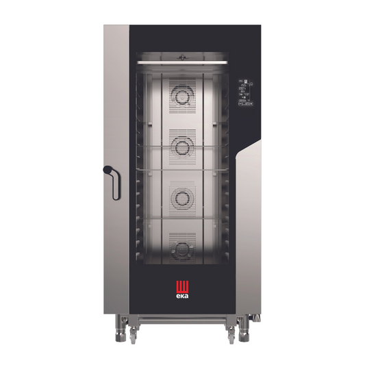 EKA - MKF 1664 BM - Electric combi oven 16 trays 600 x 400 mm with digital touch panel with BLACK MASK technology All Stop Trading