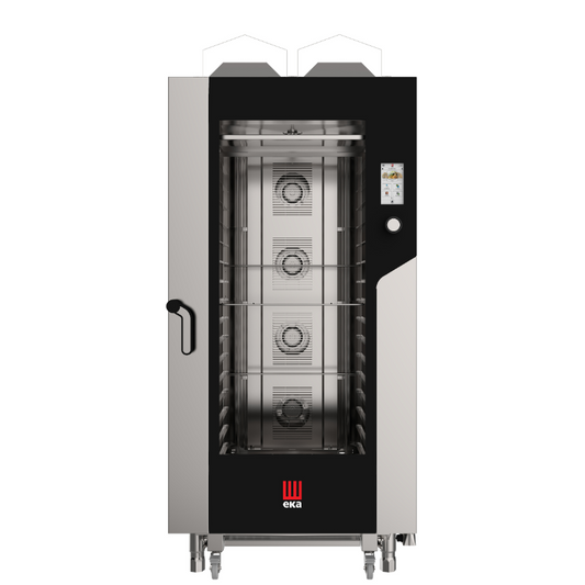 EKA - MKF 1664 G TS - Gas combi oven 16 trays 600 x 400 mm with TOUCH SCREEN All Stop Trading
