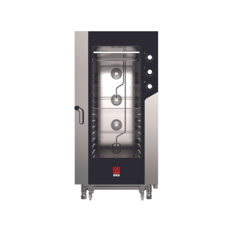 EKA - MKF 1664 S - Electric combi oven 16 trays 600 x 400 mm with electromechanic panel All Stop Trading