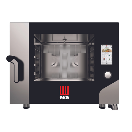 EKA - MKF 4642 TS - Electric combi oven 4 trays 600 x 400 mm with TOUCH SCREEN and 2 motors All Stop Trading