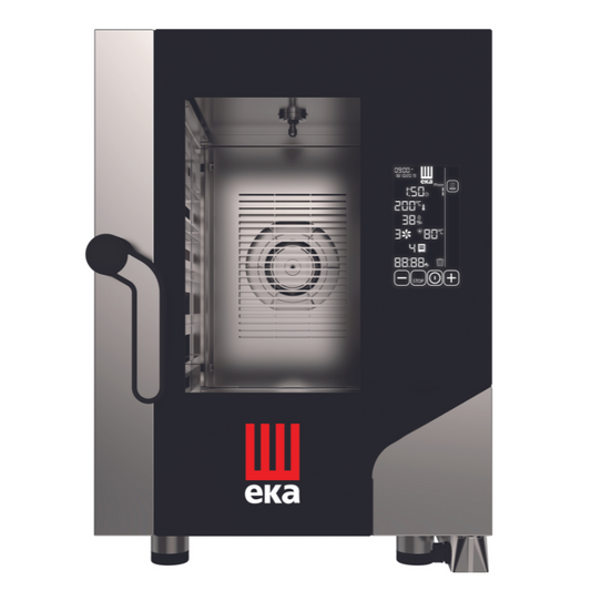 EKA - MKF 623 C BM - Electric COMPACT combi oven 6 trays 2/3 GN with a digital touch panel with BLACK MASK technology All Stop Trading