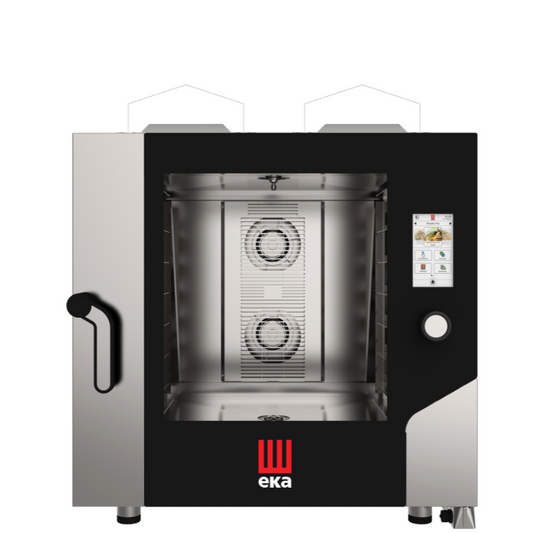 EKA - MKF 664 G TS - Gas combi oven 6 trays 600 x 400 mm with TOUCH SCREEN