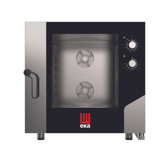 EKA - MKF 664 SP - Electric combi oven 6 trays 600 x 400 mm with electromechanic panel without steam All Stop Trading
