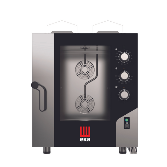 EKA - MKF 711 G S - Gas combi oven 7 trays 1/1 GN with electromechanic panel All Stop Trading