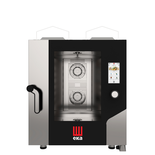 EKA - MKF 711 G TS - Gas combi oven 7 trays 1/1 GN with TOUCH SCREEN 55 mm 603 mm All Stop Trading