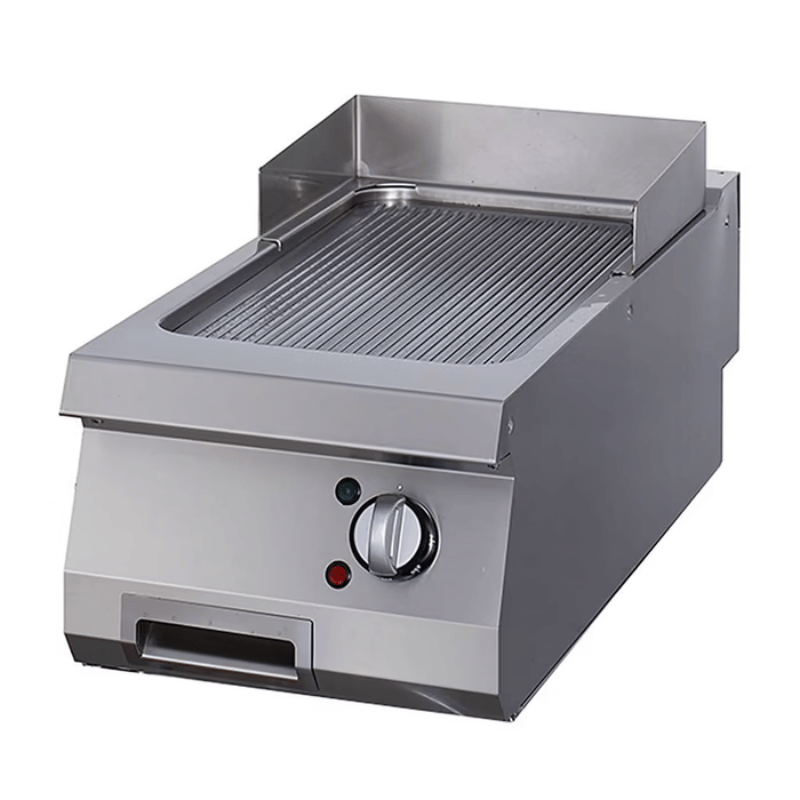 Maxima Heavy Duty Griddle - Grooved Chrome - Single Unit - 70cm Deep - Electric - SKU 09395048  All Stop Trading