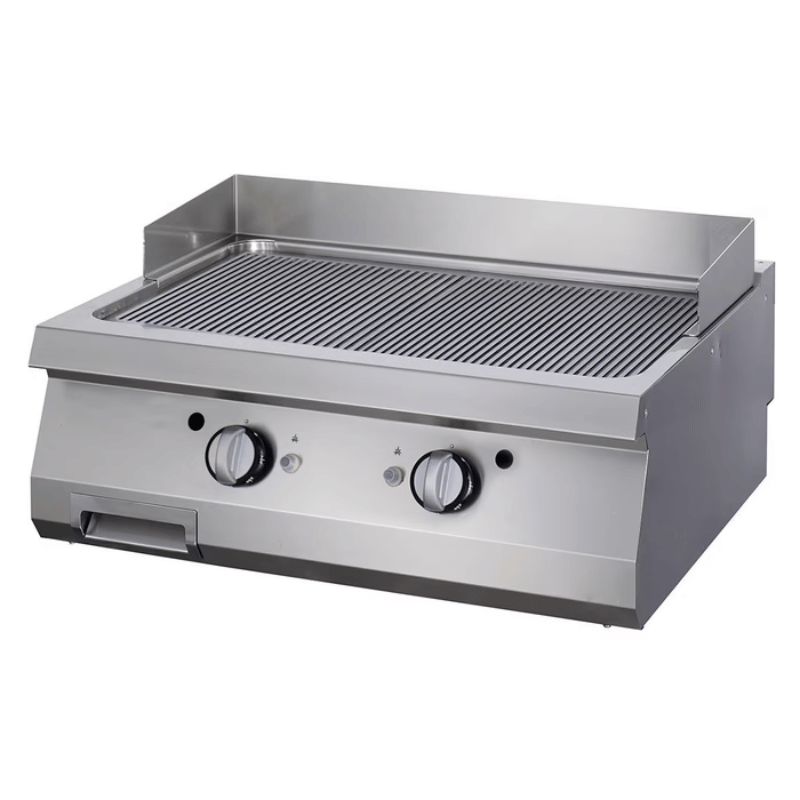 Maxima Premium Griddle - Grooved - Double Unit - 90cm Deep - Gas - SKU 09398573  All Stop Trading