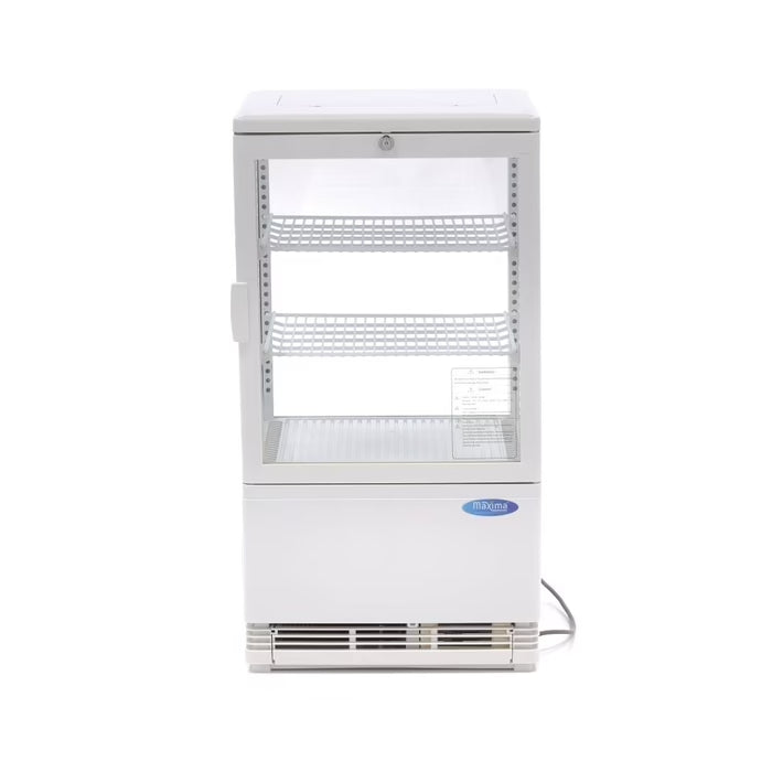 Display Fridge - 78L - 43cm - White - SKU 09400805 All Stop Trading