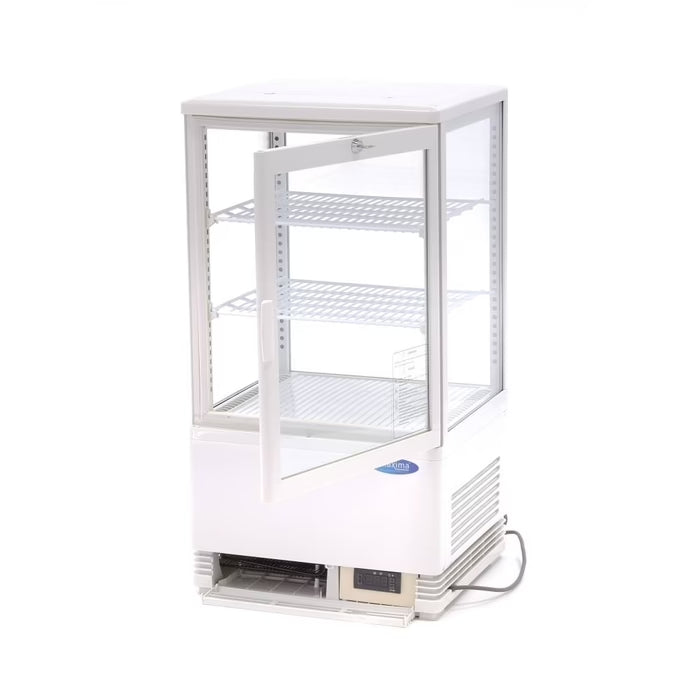 Maxima Display Fridge - 58L - 43cm - White - SKU 09400800  All Stop Trading