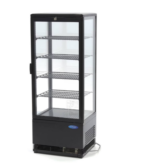 Display Fridge - 98L - 43cm - Black - SKU 09400811 All Stop Trading