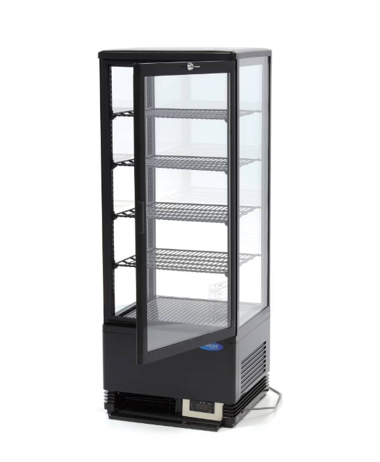 Display Fridge - 98L - 43cm - Black - SKU 09400811 All Stop Trading