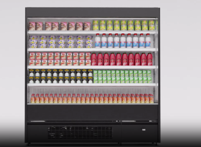 Large Capacity Multideck Display Refrigerator 2.5m