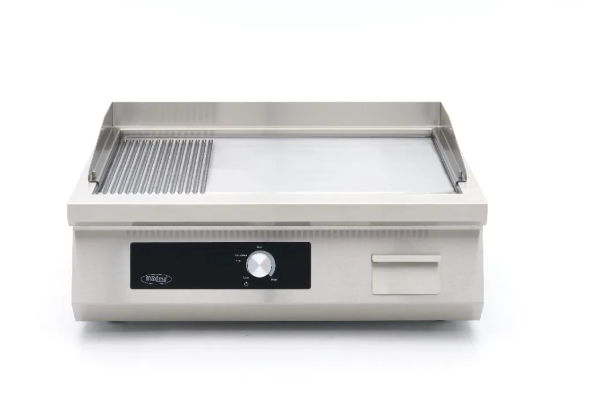 Induction Griddle 700 - Smooth and Grooved - 5000W - Double