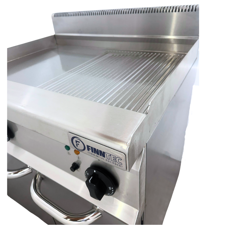 Finntec Electric Griddle 1/2 Flat & 1/2 Grooved with Cabinet FTE- THE7FMBM-2C All Stop Trading