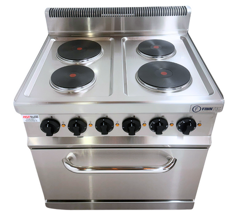 Finntec 4 Ring Electric Cooker With Oven