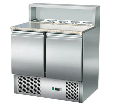 Refrigerated Pizza Saladette with 2 doors - FT-THPS900