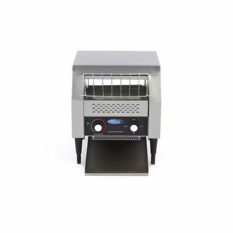Toaster Conveyor - 300 Slices/h - Adjustable Speed - incl Crumb Tray All Stop Trading