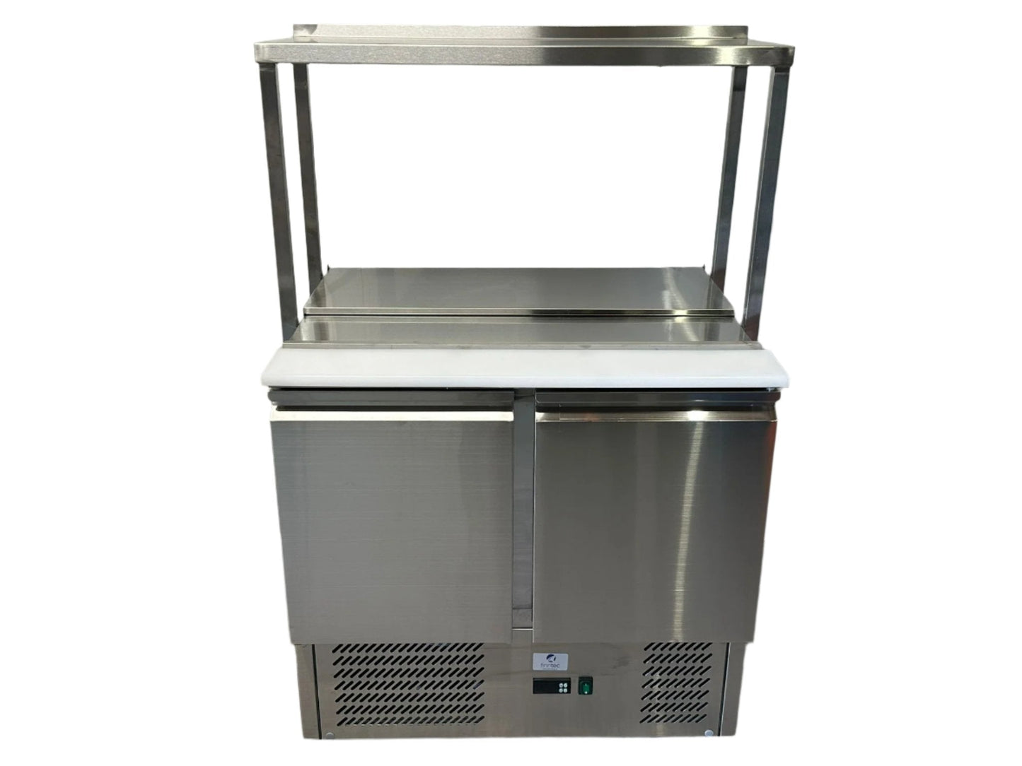 finntec-2-doors-saladette-fridge-over-shelf-FT-OT900OS