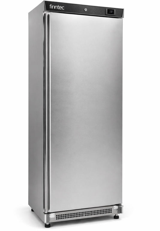Finntec Stainless Steel Single Door Fridge 400L