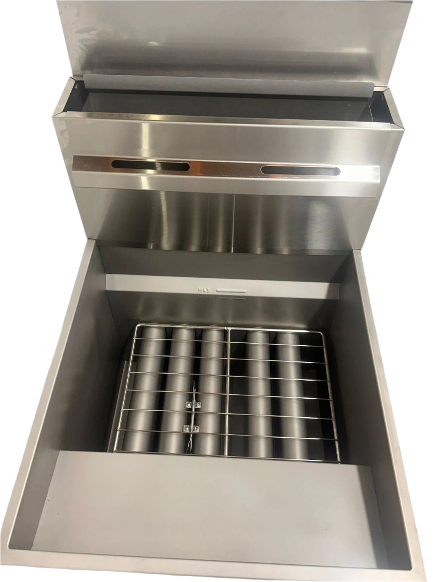 Finntec 5 Burner Gas Fryer Single Tank Twin Basket SKU FT-FY150-NAT