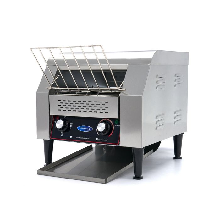 Toaster Conveyor - 300 Slices/H - Adjustable Speed - Incl Crumb Tray