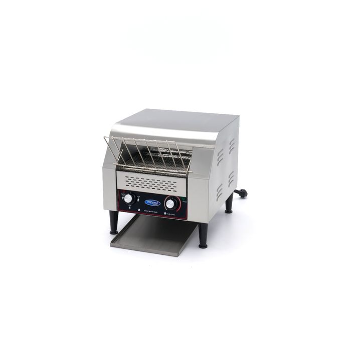 Toaster Conveyor - 300 Slices/H - Adjustable Speed - Incl Crumb Tray