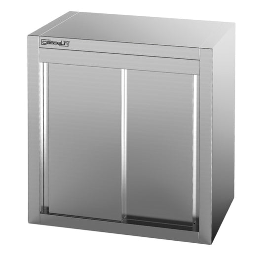 Stainless steel wall cabinet with sliding doors 1000 mm - CAMPC100
