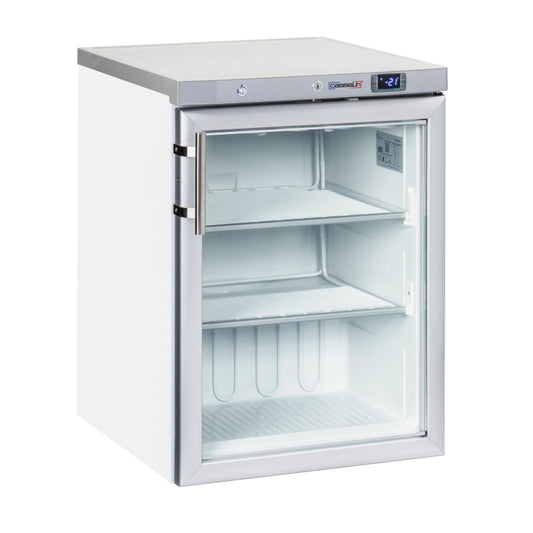 Upright glass door freezer 200 L White - CANV200LB