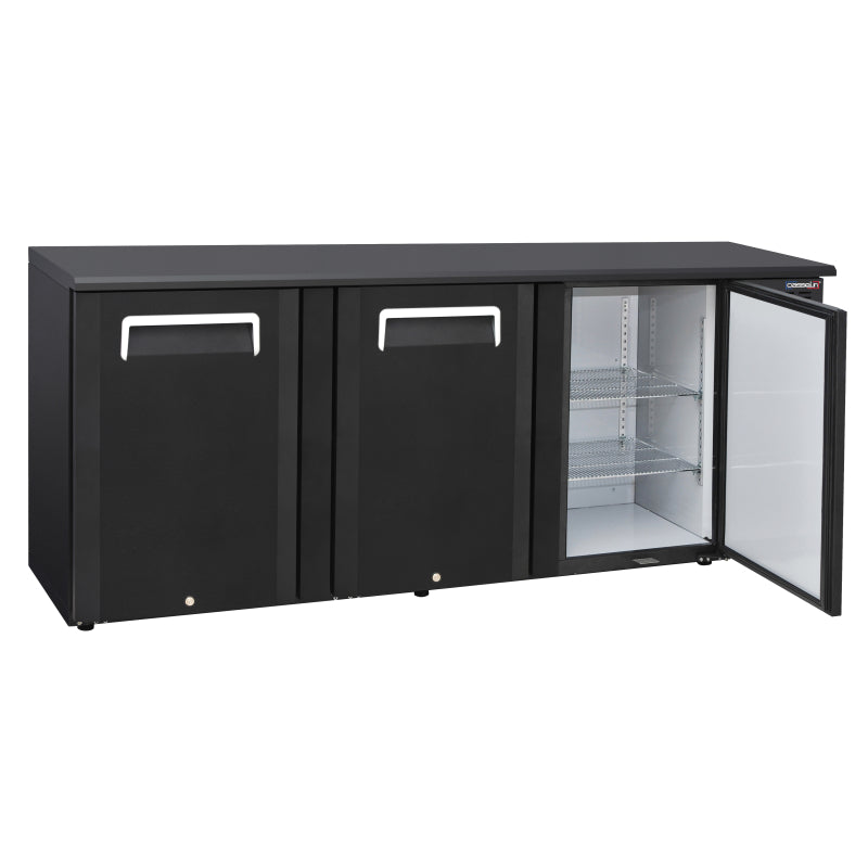 Back bar chiller 3 solid doors - CAB3PP
