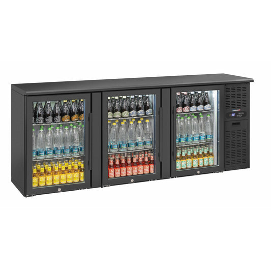 Back bar chiller 3 glass doors - CAB3PV