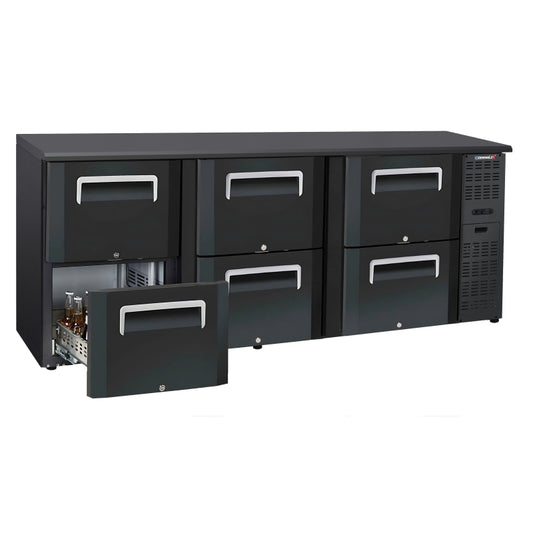 Back bar chiller 3 x 2 drawers - CAB32T