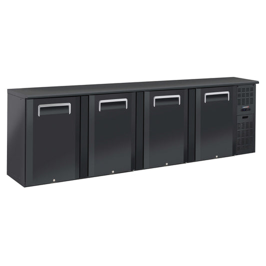 Back bar chiller 4 solid doors - CAB4PP